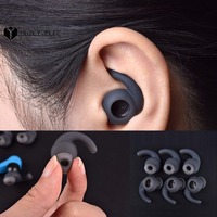 3 Pairs Silicone Hooks Eartip Eartips Earbuds Eargels Compatible with Synchros Reflect BT Sports Wireless Bluetooth Earphones