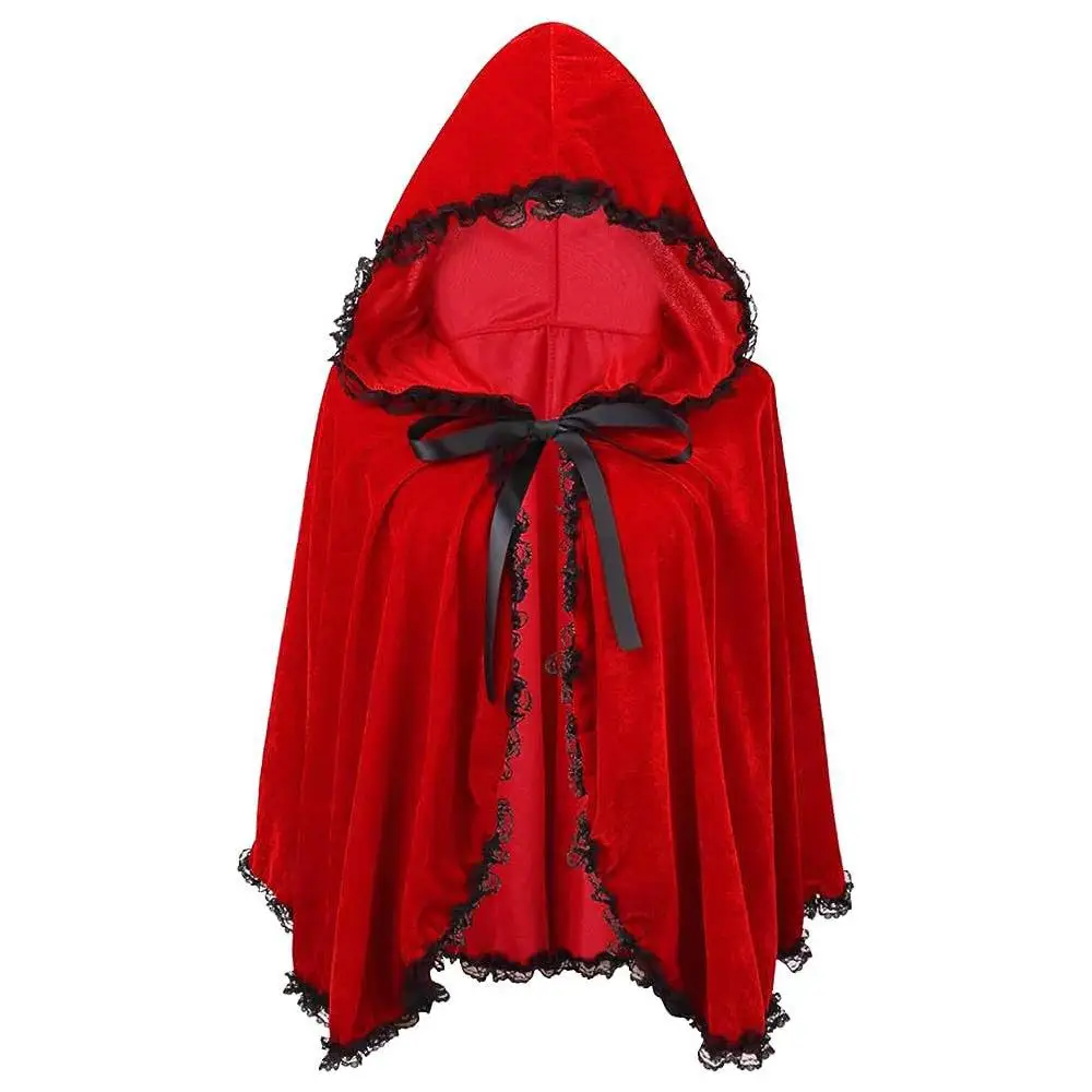 Cape Mère Noël en Velours à Capuche – photo 4