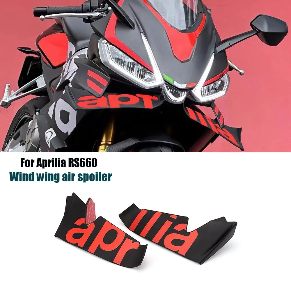 

For Aprilia RS660 RS 660 Motorcycle Front Beak Cover Frontal Spoilers Wind Lip Cone Aerodynamics Fairing Winglets Cover