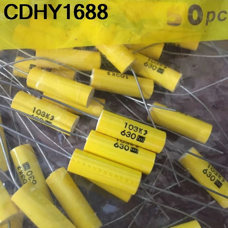 5 PCS NCC Febre Capacitor Axial 630V0.01UF 103 8X20MM