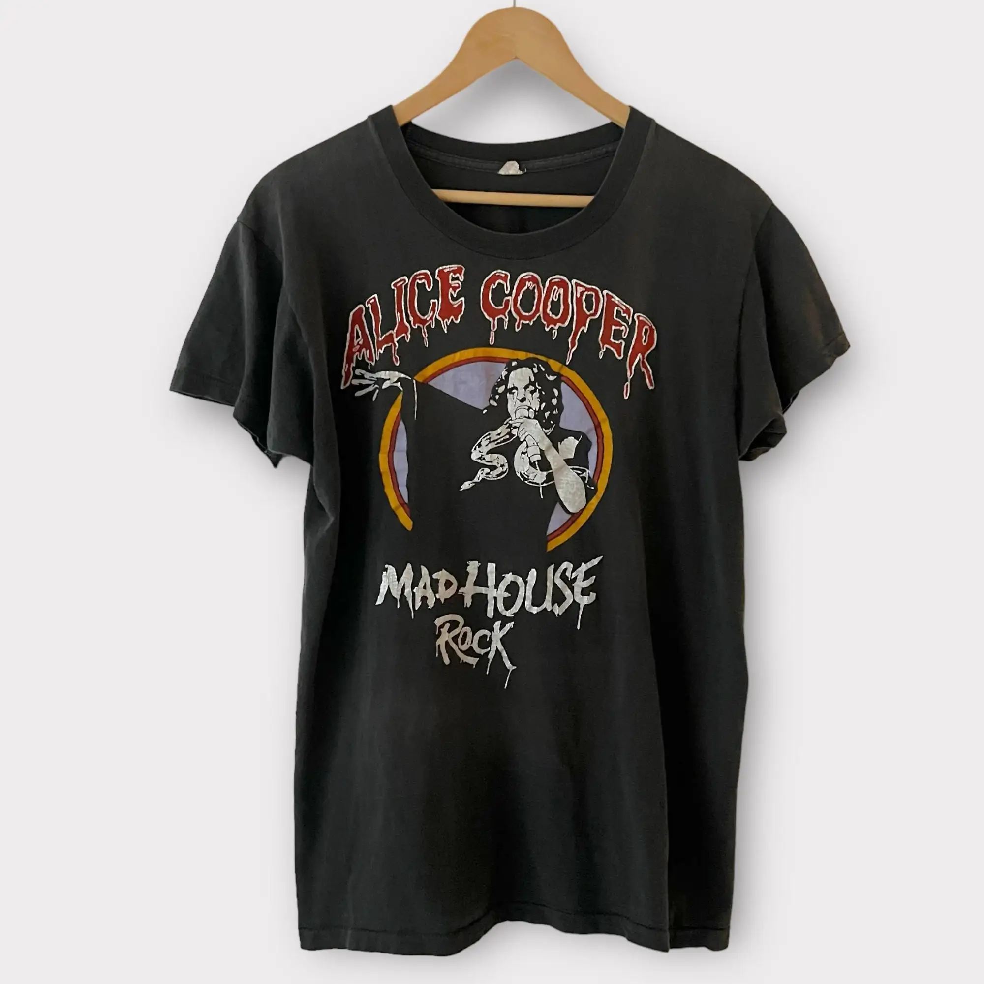 1979 Alice Cooper Mad House Rock Vintage Tour Band T Shirt 70S 1970S