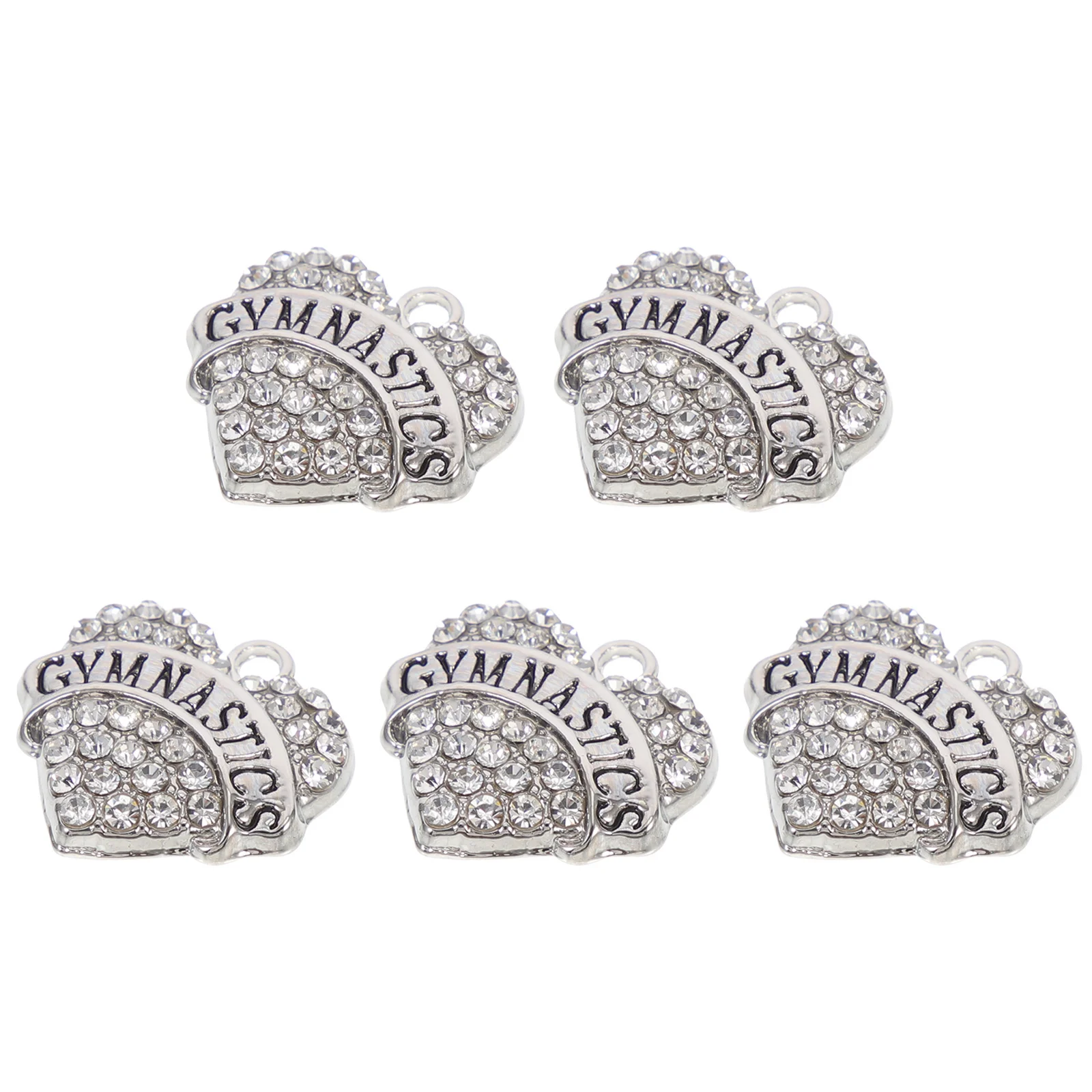 

5Pcs Heart Charm Pendant Lovely Shape DIY Jewelry Making Bracelet Necklace Accessories Gift Heart Charm Bracelet Pendant