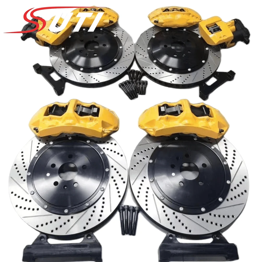 Precision‑Machined GT6 Front 6 Rear 4 Brake Calipers, Enhanced Braking Stability For Vehicle Refit Projects