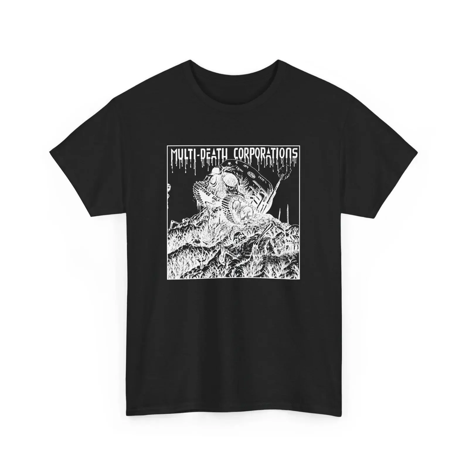 MDC T Shirt Multi Death Corporations US Vintage Hardcore Punk vintage Washed Stylish Casual Soft Slightly graphic fashion