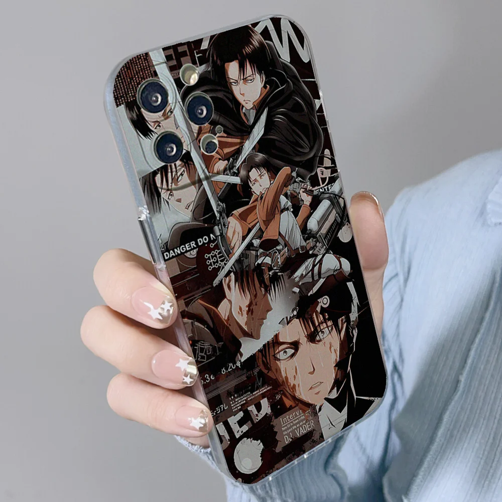 Anime A-Attack ON T-TitanS Phone Case For IPhone 11 12 13 14 15 Plus Pro Max Anger Eyes Silicon Clear Soft Cover