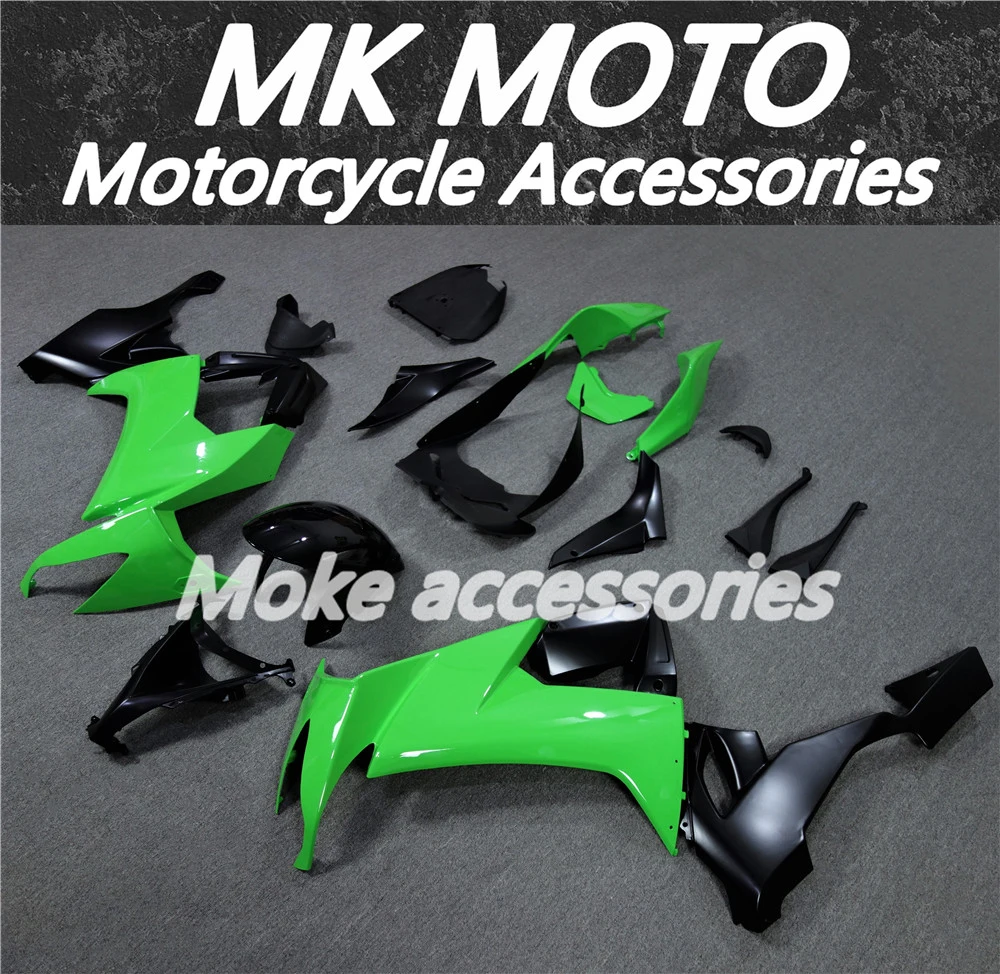 

Комплект обтекателей для мотоцикла Moke moto, подходит для zx-10r 2008 2009 2010, комплект кузовных работ, высокое качество, ABS, инъекция Ninja, зеленый, черный, новый