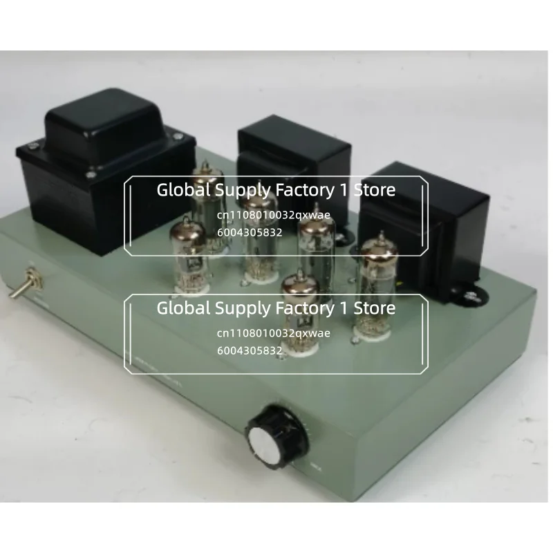 6F2 6P1 Vacuum Tube Amplifier Kit Push Pull Tube Audio Amp with Bottom Plate Finished Stereo Power Amplifier