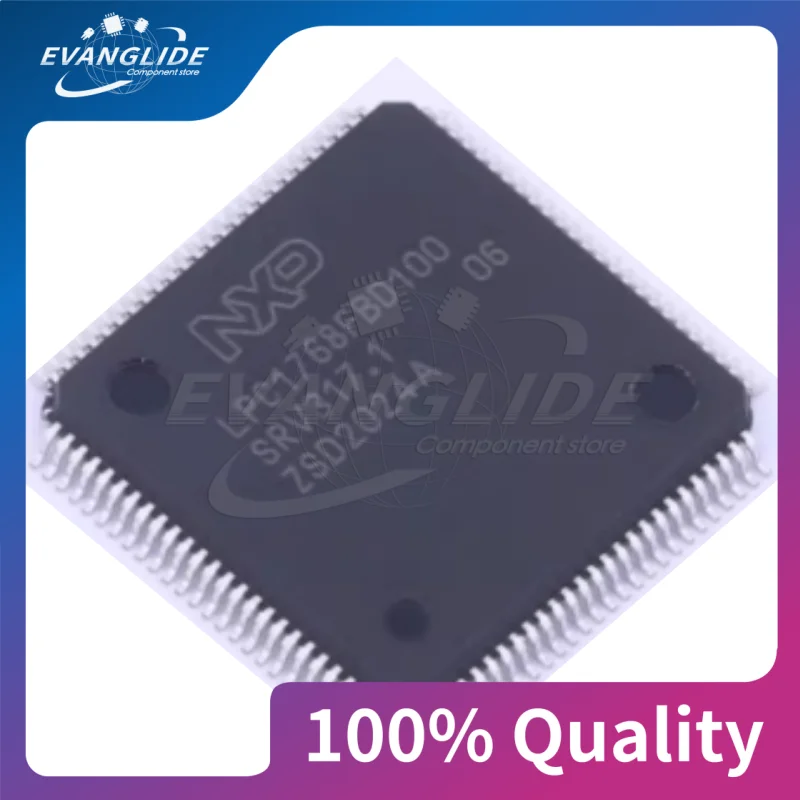 2 PCS/LOT 100%Quality & New LPC1768FBD100 LQFP-100 32Bit MCU