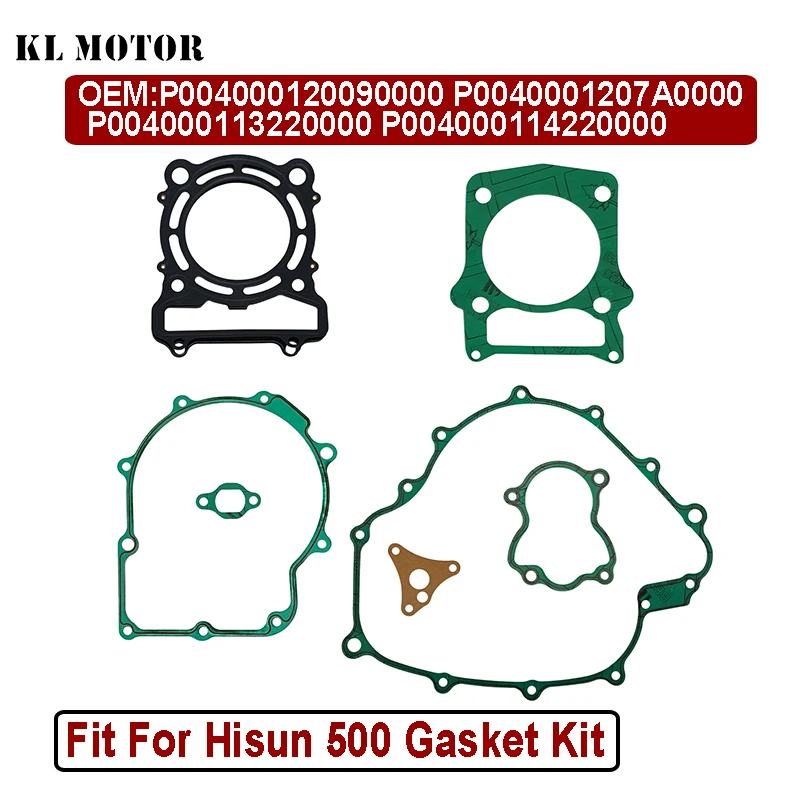 Zestaw uszczelek silnika do Hisun HS 500UTV HS500ATV 500 ATV Quad Massimo Bennche