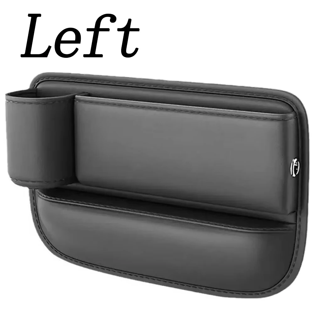 Auto Sitz Lücke Wasser Tasse Halter Leder Universal Spalt Seite Lagerung Box Fahrer Vorne Auto Sitz Lücke Füllstoff Organizer Im Auto