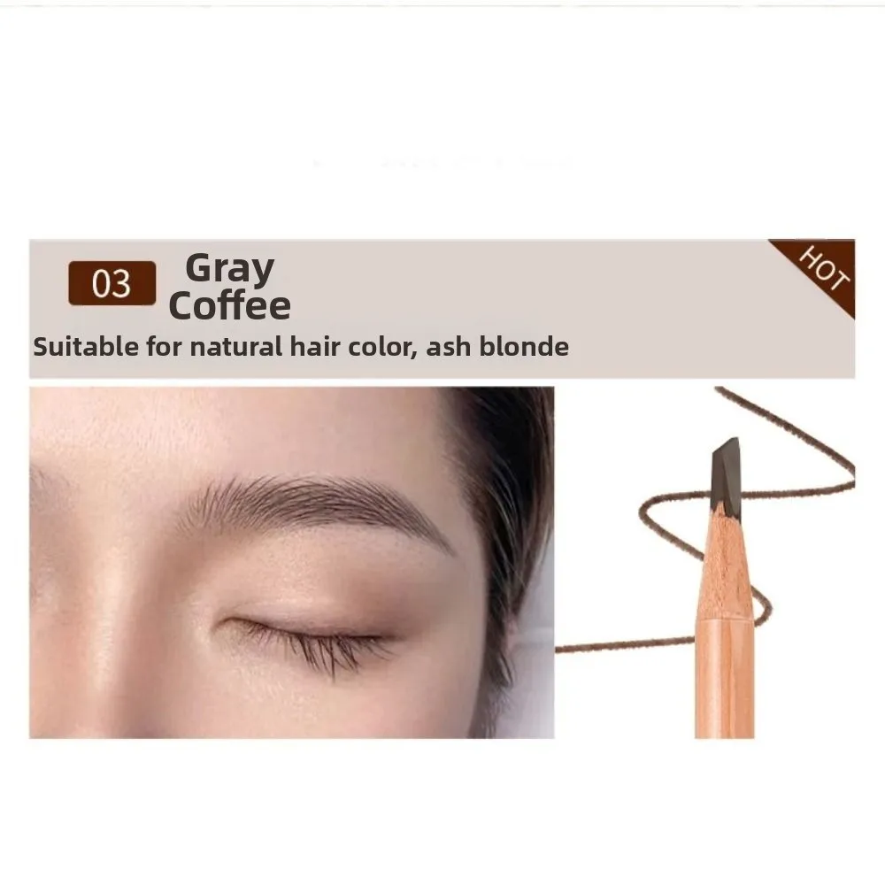 قلم حواجب Microblading صلب ساخن سهل الاستخدام، قلم تحسين لون الحواجب البري الطبيعي، قلم تحديد الحواجب المقاوم للماء