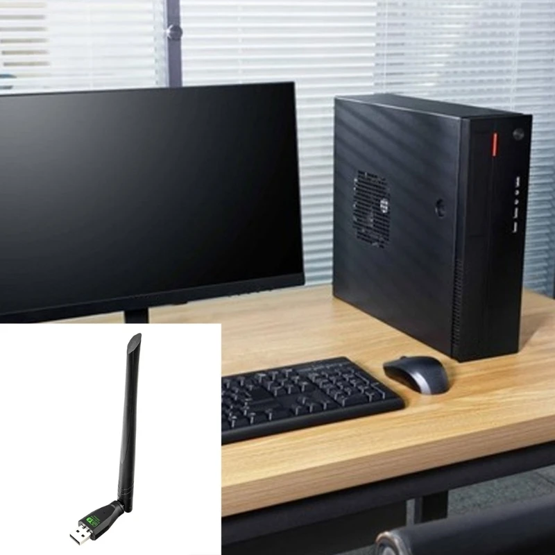 WiFi-приемник Беспроводные USB-адаптеры Wi-Fi Сети Внешний приемник Простой в использовании Прямая поставка