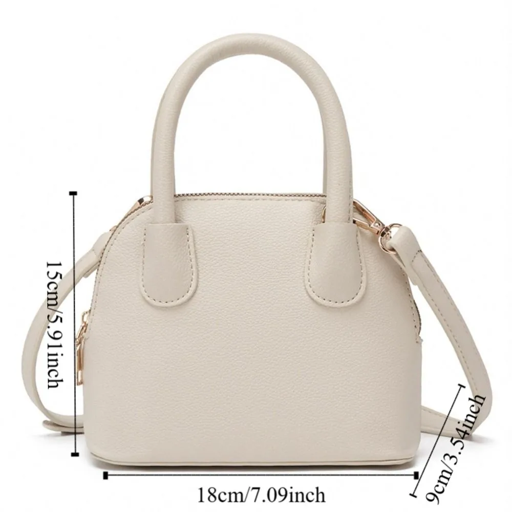 Borsa a tracolla Borsa a tracolla da donna in PU Borsa a tracolla da donna portatile di grande capacità Borsa stile coreano Borsa piccola quadrata da esterno