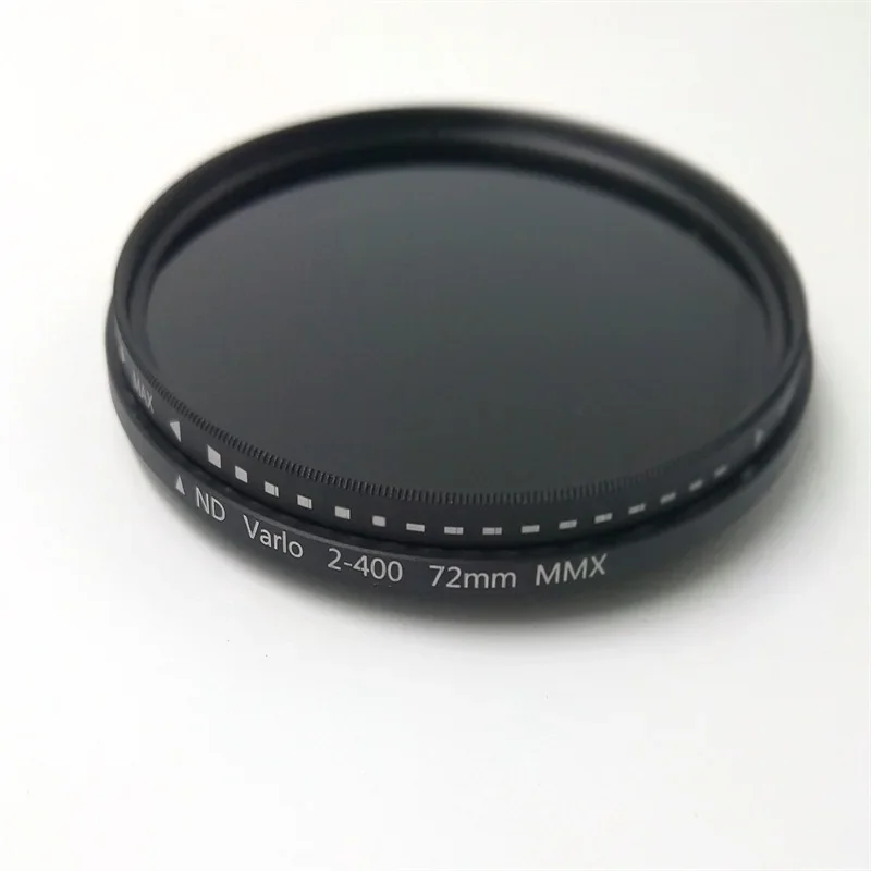 Adjustable ND filter ND2-400 Medium grey mirror 37-82mm  Photography camera filter  Professional For Camera Lens