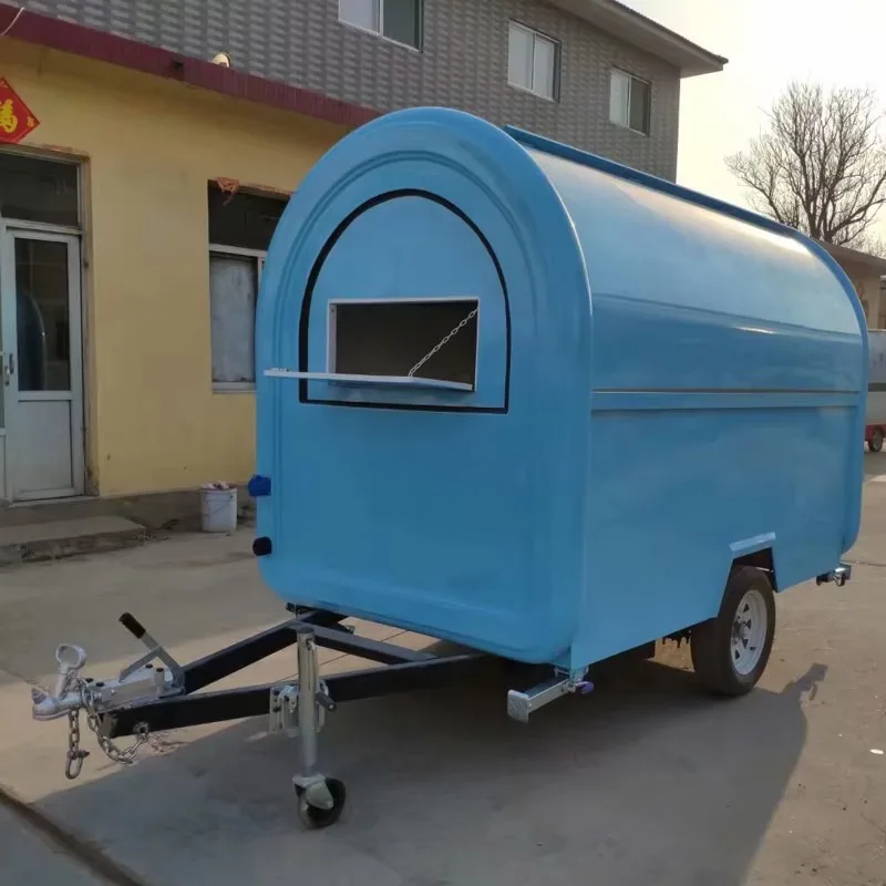 شراء عربات الطعام ومقطورات الطعام المجهزة بالكامل شاحنة طعام مزودة بمعدات مطبخ كاملة #2