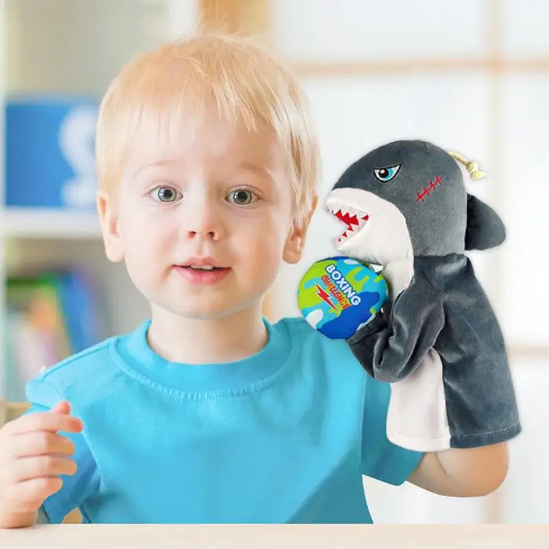 Kinder Handpuppen Boxen Spielen Stofftier Puppe Mit Sound Plüsch Tier Geschichte Zeit Puppe Interaktive Heikles Spielzeug Für Pretend