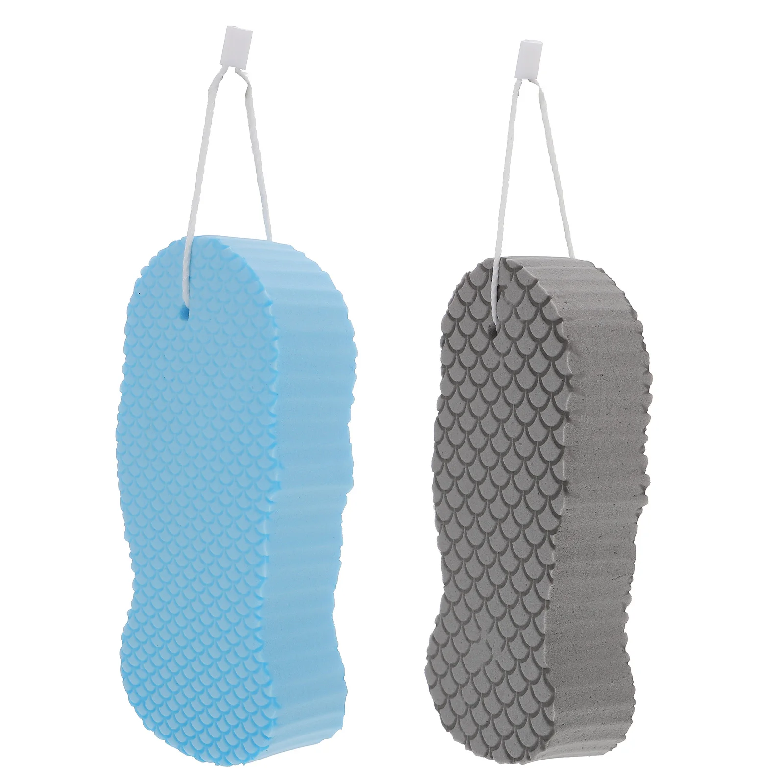 

2 Pcs Bath Sponge Exfoliating Brush Shower Loofah Scrub Baby Towels Scrubber Travel Rubbing Ashes