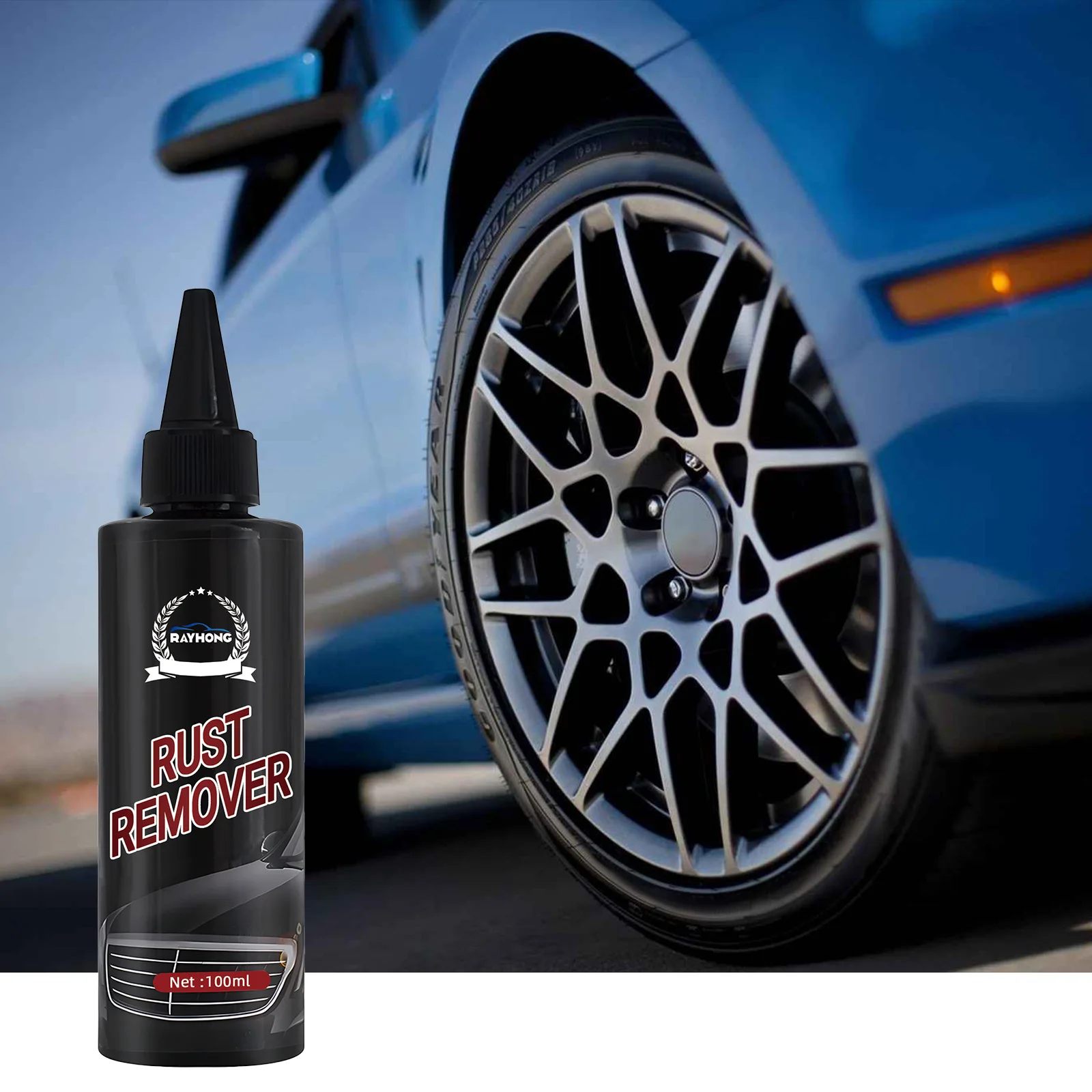 

Rust Remover Polish 100ml - Multi-Purpose Metal Cleaner for Car Rims, Wheels & Household Metals, Protective Coating Formula