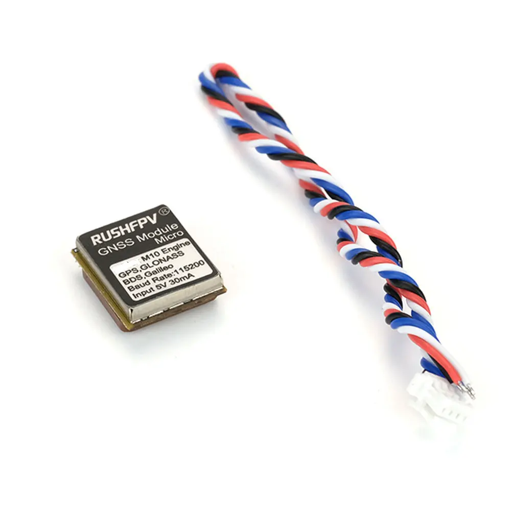 RUSHFPV GNSS Micro M10 GPS Module 10HZ Rate Built-in Ceramic Antenna for RC FPV Freestyle Drone DIY Parts