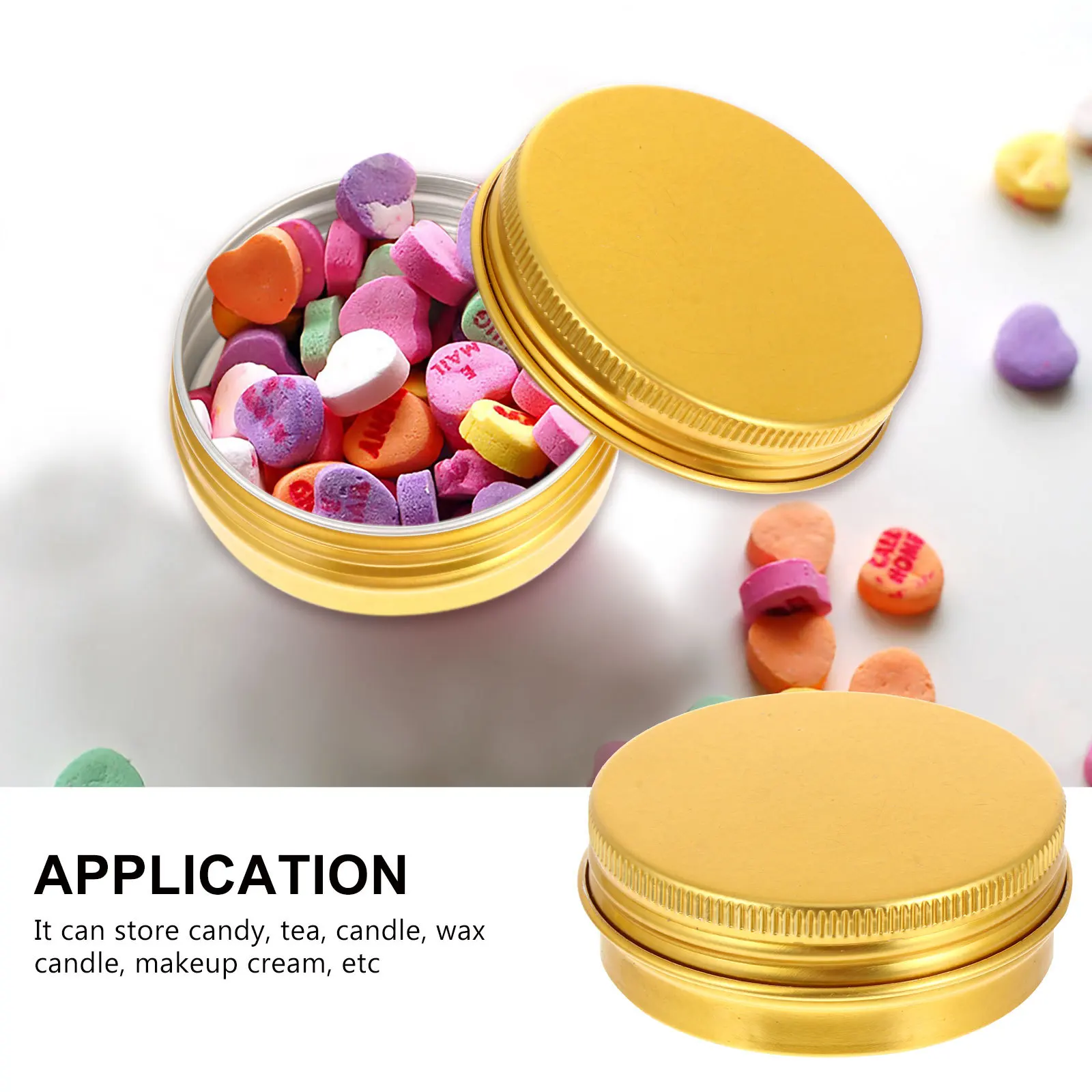 

20pcs 30Ml Aluminum Tin Cans Round Metal Containers For Cream Cosmetics Storage Travel Diy Crafts Aluminium Jar Box