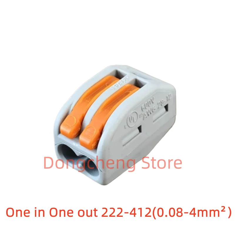 20pcs/lot WAGO 222-415  222-413 222-412 2/3/5 holes Quick wiring terminal 0.08-4mm² Electrical Equipment Lever wire connector
