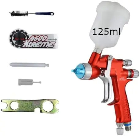 Mini Xtreme Gravity Fed Spray Gun (Mini Aqua Air Cap, 0.80Mm)