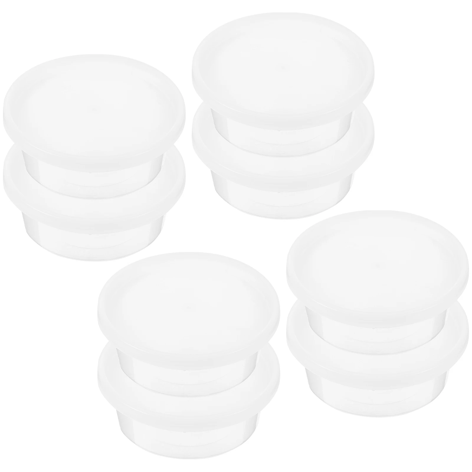 

20pcs Food Storage Containers Disposable Condiment Boxes Sauce Cups With Lids Takeout Packaging Transparent Bowls For Salad