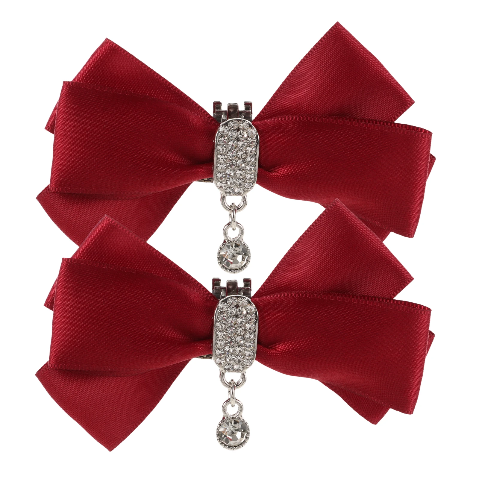 

1 Pair Elegant Bow Shoe Clips Decorative Accessories For Women Bridal Wedding Party Flats Heels Boots Embellishments Shoe Buckle