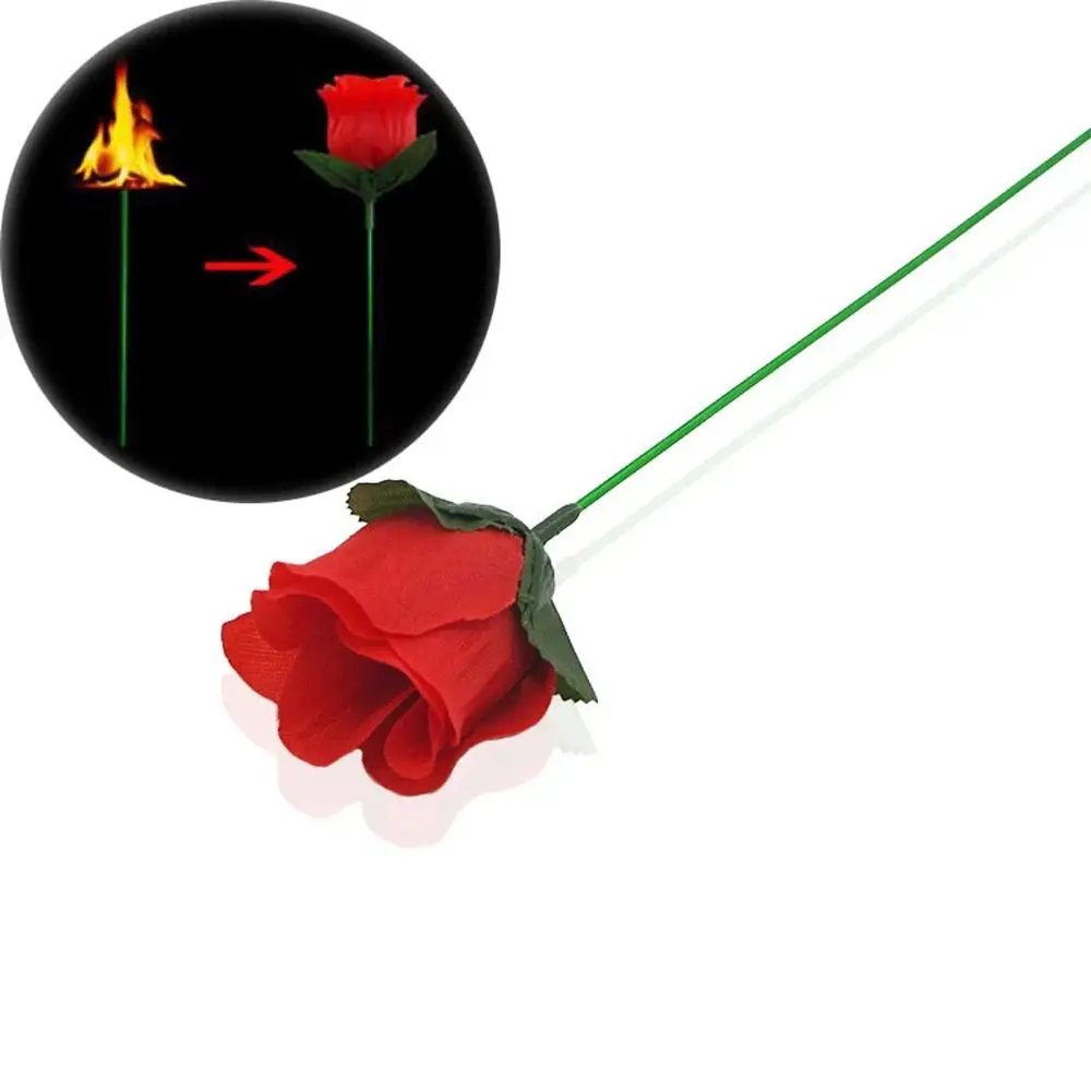 Magic Trick Rose Fun Present Torches Change Roses Magic Tricks Novelty Surprise Prank Joke Mystical Fun Toy