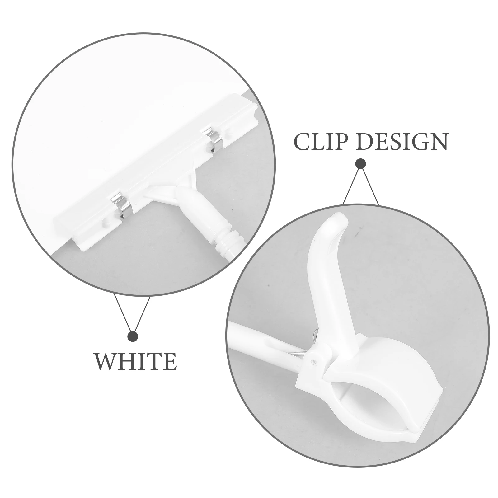 

Price Tag Retail Signs Clamp Clip Merchandise Holder Clips Plastic Advertising Display with Office