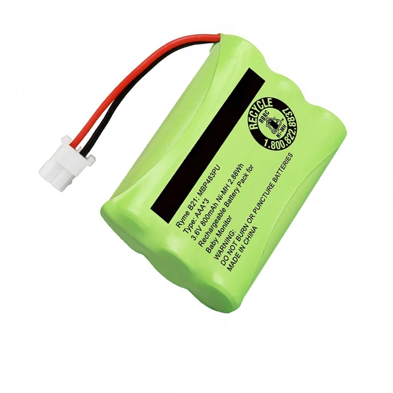 3.6V 800mAh baterii kompatybilny z Motorola Baby Monitor MBP33XL MBP481 MBP482 MBP483 MBP33XL-2 MBP33XLPU i BT188645/BT28864