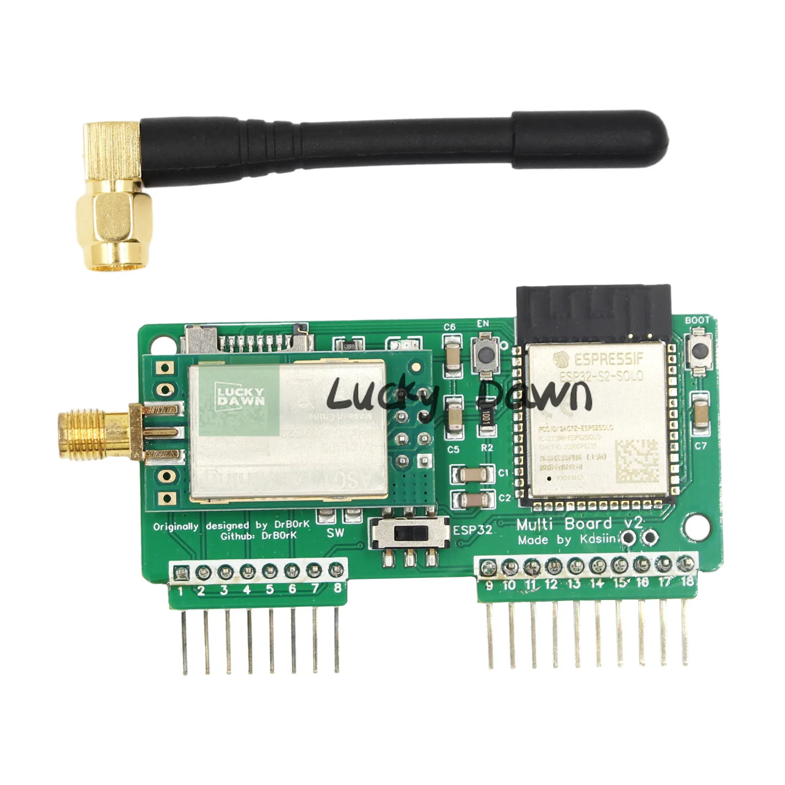 

Wi-Fi мультиплата NRF24 + плата разработки ESP32, модуль антенны