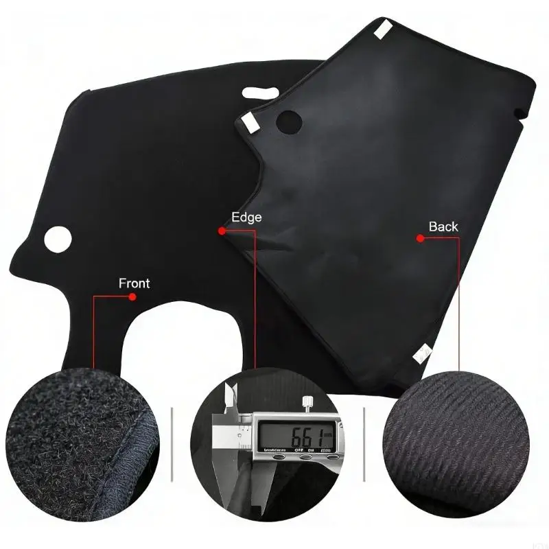 Dashboard Protector Pad Carpet for 1998-2010 Rays Resistant And Reduces Heat Build Up Dashboard Cover D7YA