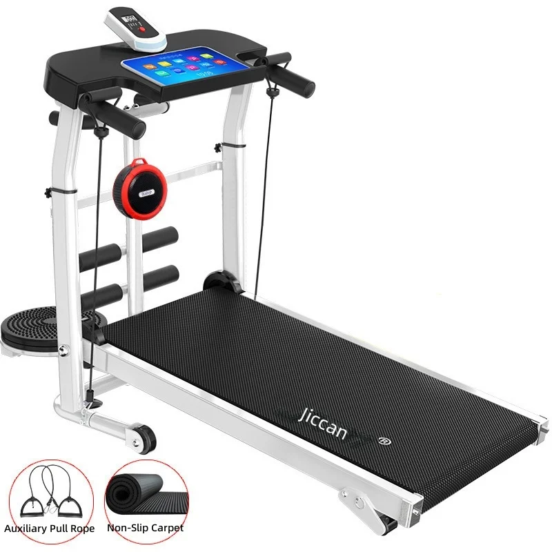 

Treadmill, Foldable Quiet Home Fitness Equipment, Bluetooth Music, Small Walking Machine for Women, Weight Loss Exercise