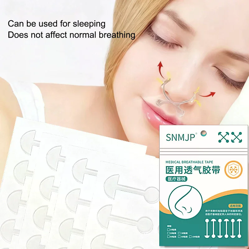 50Pcs Shrinking Nose Wing Stickers Transparent Invisible Nose Shrink Patch Special Narrow Nose Strips Face Care Tool Nose Shaper