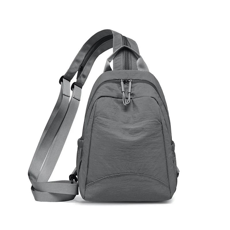 Casual Backpack Women's New Lightweight Crossbody Bag Large Capacity Student Schoolbag Travel Backpack Chest Bag Small Backpack image 6