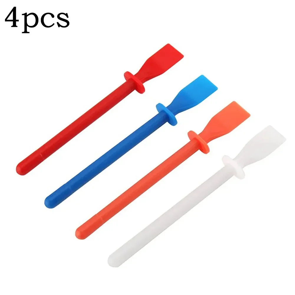 2/4PCS Leather Gluing Tool Handcraft Adhesive Scraper Brush Leather Glue Application Tools For DIY Leather Glue Hand Tool Parts