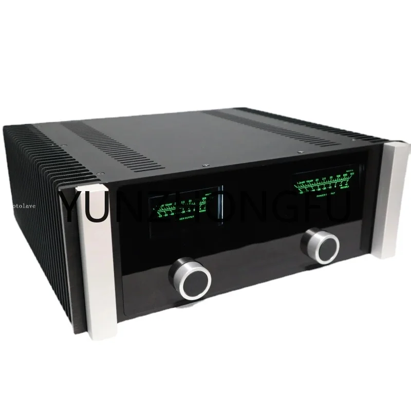 Personality Fashion Full Aluminum Class A Post Mcintosh Amplifier Chassis Heatsink on Both Sides Hifi DIY Box