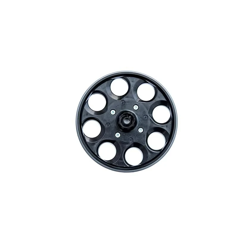 

Black Coin Pusher Game Machine 8 Hole Coin Dispenser with Counting Eye and Motor Turntable Coin Operated Games