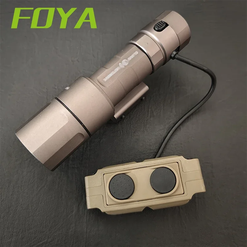 Sotac 2.0 Rein Flashlight Metal 1300Lumens M600 M300 Tatical Scout Light with Dual Function Switch for 20mm Picatinny Rail