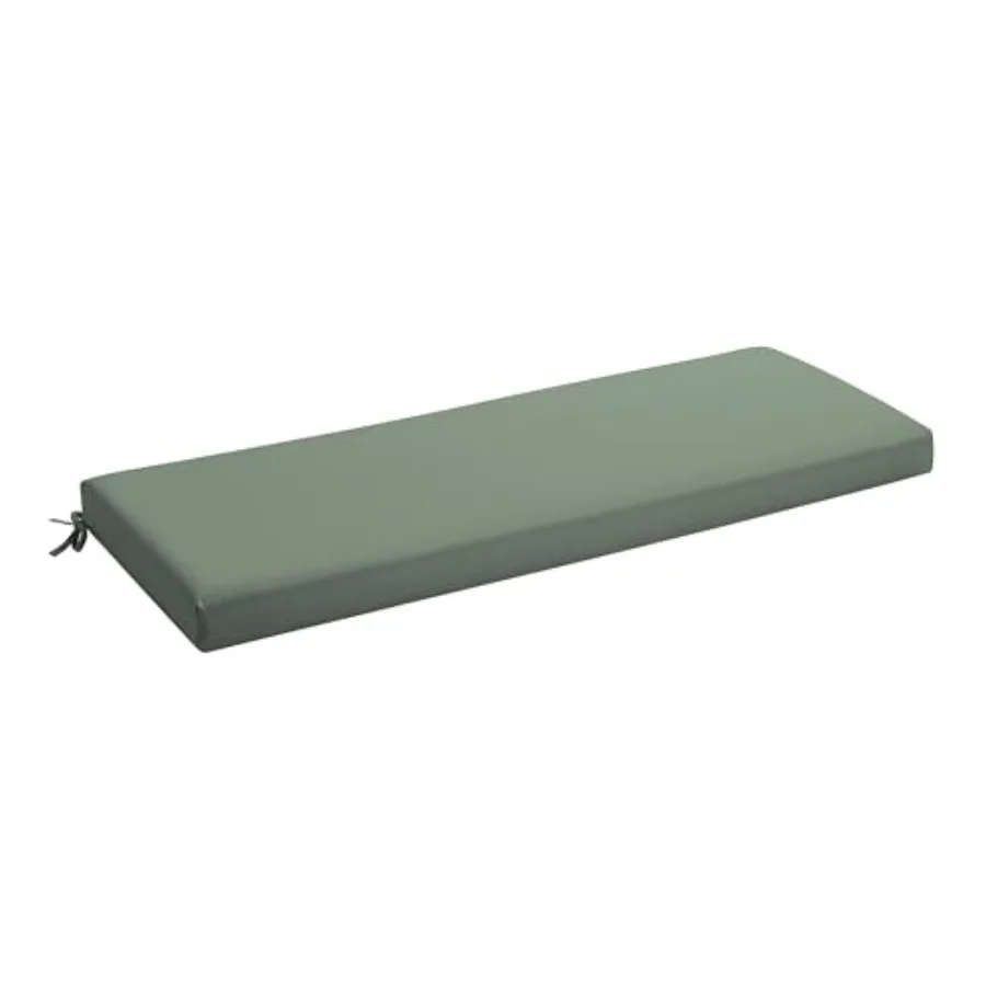 

Комплект подушек для уличной скамейки Arden Foam 48 x 18 дюймов, изготовлен из ProFoam, водонепроницаемый, устойчивый к выцветанию, с текстурой цвета шалфейной зелени, идеально подходит для патио и сада.