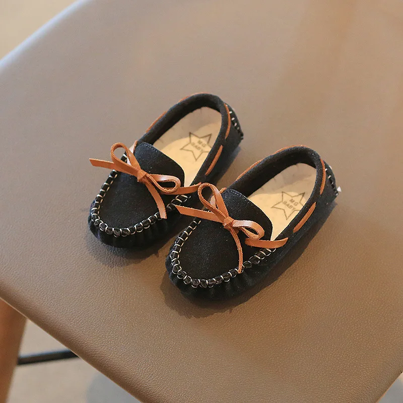 2024 Spring Autumn New Children Leather Shoes for Girls Fashion UK Style Soft Comfortable Anti-slippery Casual Versatile Shoes