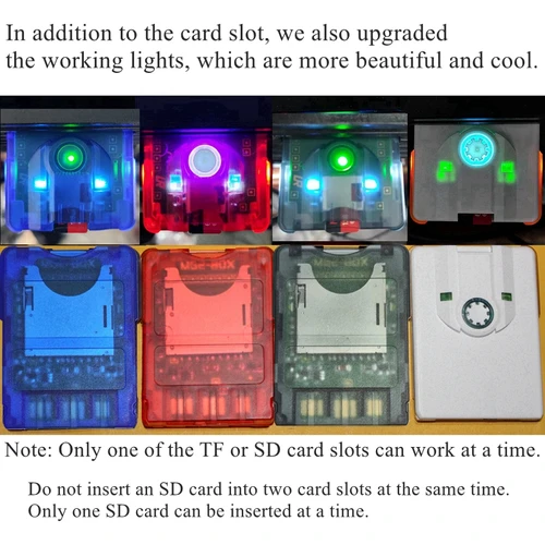 Imagen 2 del producto Adaptador de tarjeta SD MX4 Dual Slot Edition MG2BOX TF para TODOS los consolas de PS2 + 256G/128G/64G TF/SD + tarjeta FMCB PS2 combinación opcional