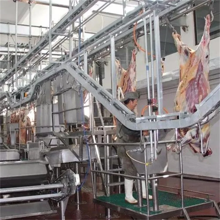 Complete Automatic Cow Slaughter Machine Slaughter House Turnkey Project Halal Cattle Slaughter Line