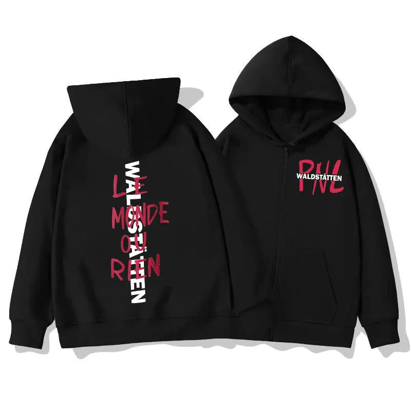 

Rapper PNL Album Merch Zipper Hoodies Men Women Clothing Harajuku Hip Hop Zip Up Pullovers Fashion Y2k Long Sleeve Sweatshirts