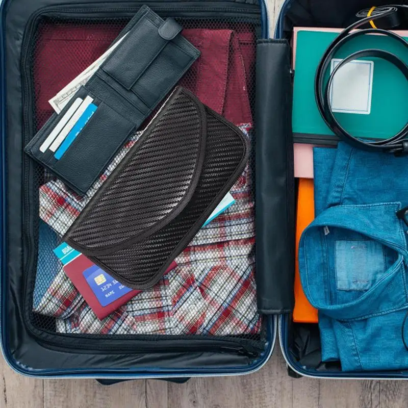 Autosleutel Signaal Blocker Case Fara Dag Kooi Fob Zakje Keyless Rfid Blocking Afscherming Tas Interieur Accessoires Leveren Auto Styling