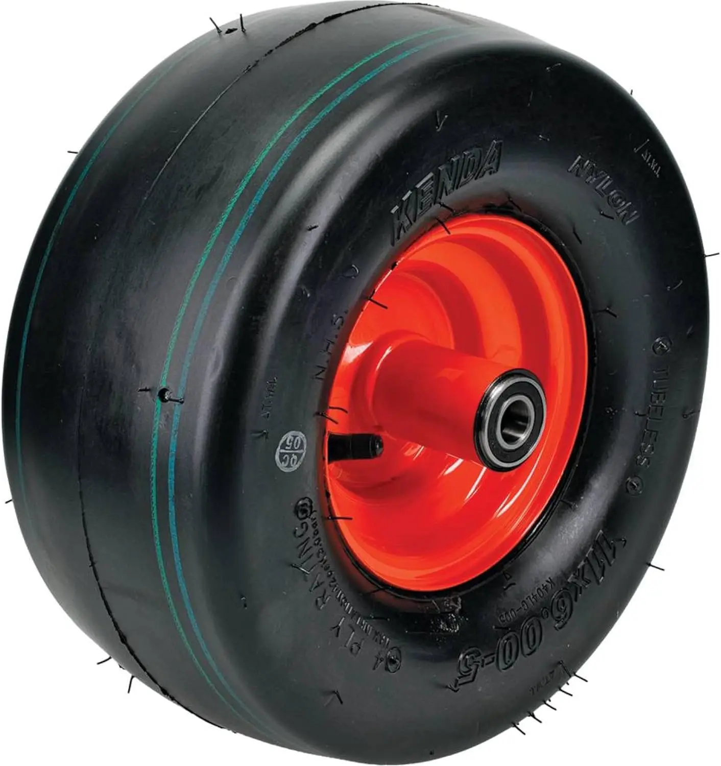 

Пневматическое колесо в сборе для косилок с нулевым поворотом, отверстие 5/8 дюйма, обод 5 дюймов, черный — простая запасная часть