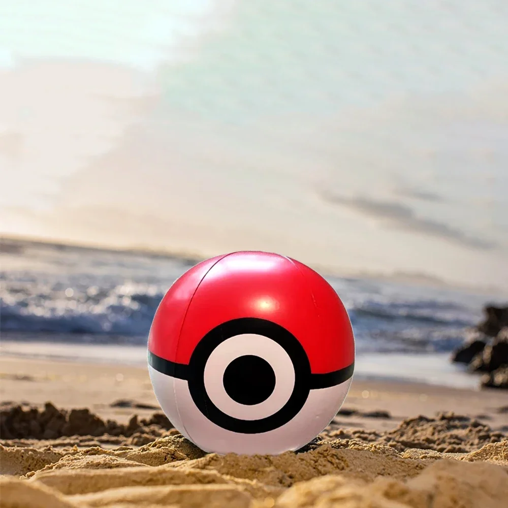 Pokemon Inflatable Ball Beach Ball PVC Aerated Beach Balls Parent-child Interactive Beach Games Sports Children's Birthday Gift