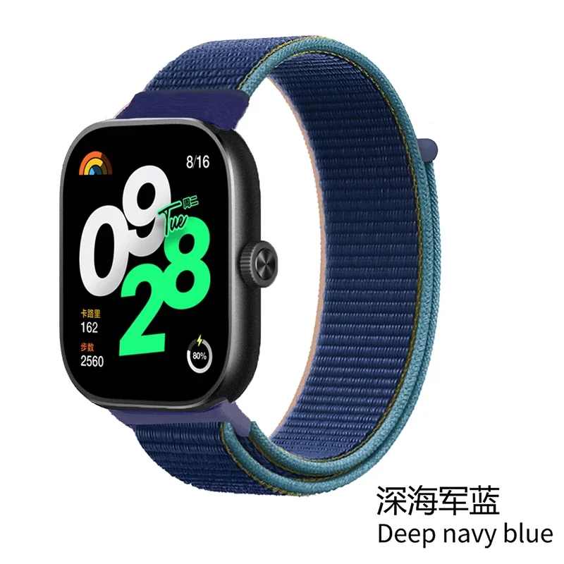 Nylonowy pasek pętelkowy do zegarka Xiaomi Redmi 4 pas sportowy oddychająca opaska na nadgarstek dla Xioami Mi Band 8 Pro wymienny pasek bransoletki