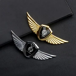 1Pcs Metal Car 3D Eagle Angel Wings Badge Trunk Fender Decoration Sticker For Volkswagen 4 Motion Touran Tiguan GTI R Line GTI